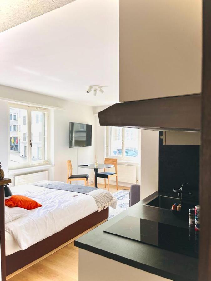 Cozy Studio Apartment Unit 12 In Center Of زيورخ المظهر الخارجي الصورة